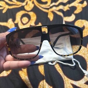 Authentic tortoiseshell Mark Jacobs aviator Sunglasses